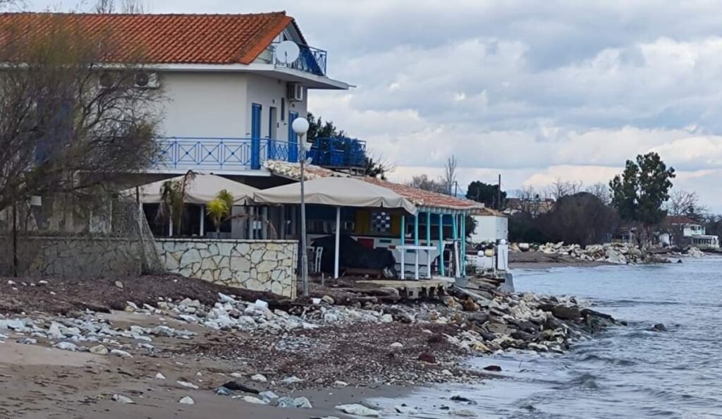 Διάβρωση Άγιος Ανδρέας Μεσσηνίας