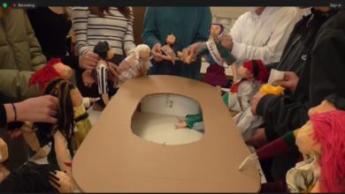Παρουσίαση αυτοσχεδιασμών της τεχνικής της θεατρικής κούκλας από τις μαθητικές ομάδες