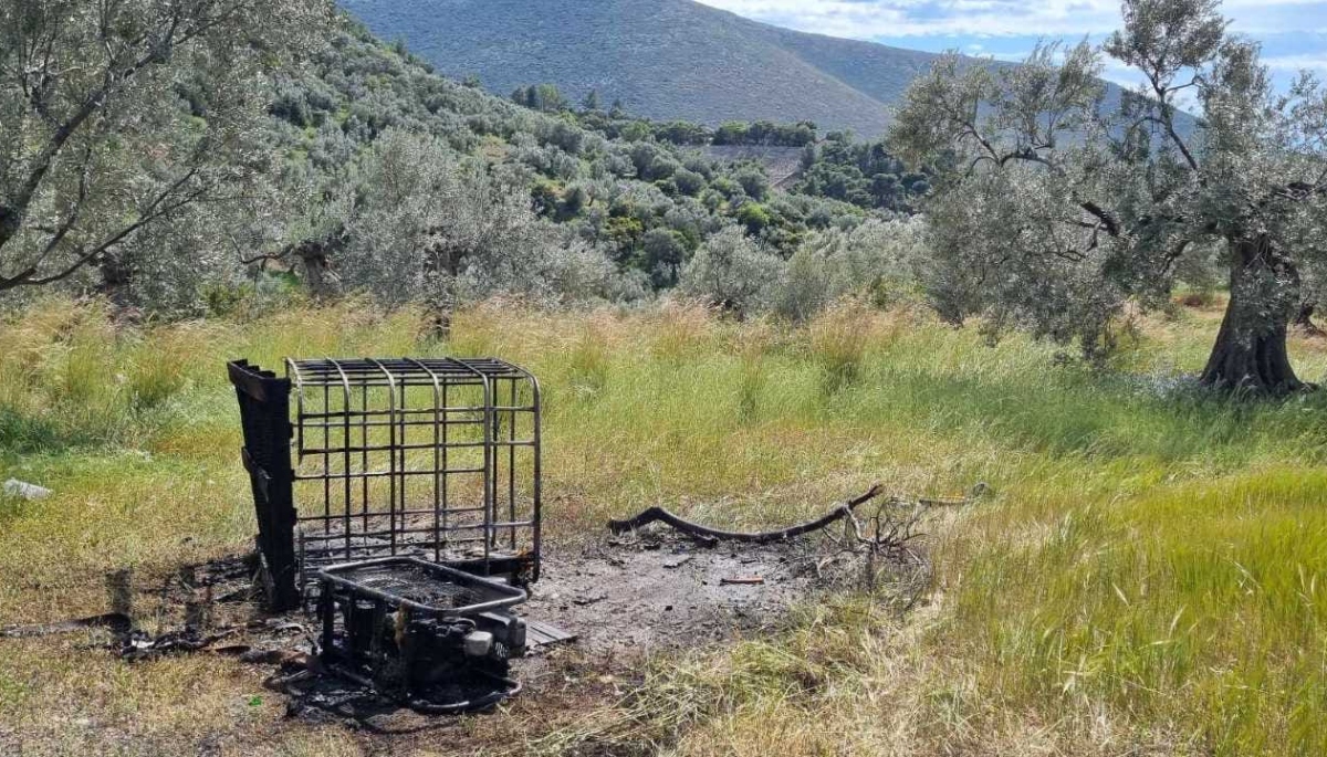 Φωτιά σε ραντιστικό μια ανάσα από το Ασκληπιείο Επιδαύρου