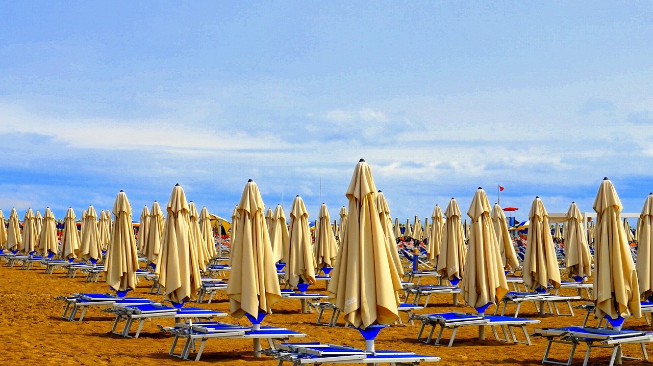 Παραλία ομπρέλες