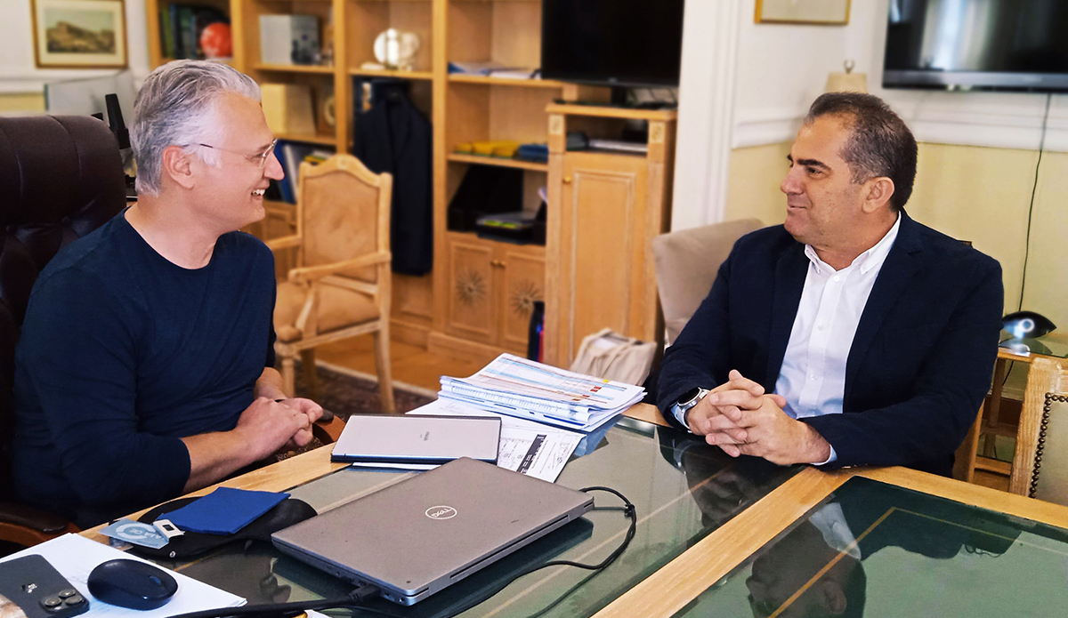 Πτωχός και Βασιλόπουλος συζήτησαν για ζητήματα του Δήμου Καλαμάτας