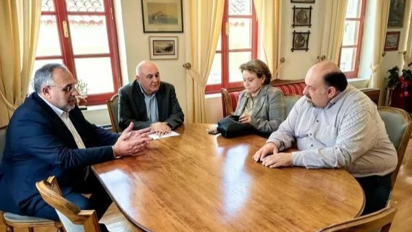 O Δήμαρχος Ναυπλιέων συναντήθηκε με τον πρόεδρο της Ομοσπονδίας Συλλόγων Ιεροψαλτών Ελλάδος