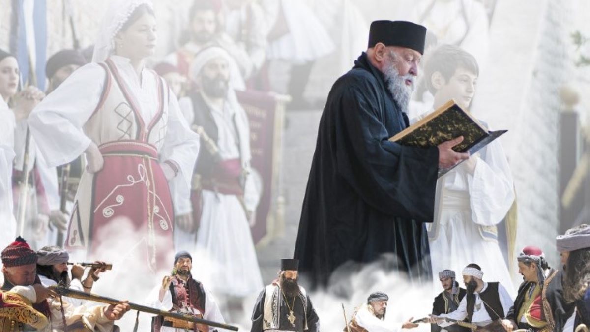 Αναπαράσταση της Μάχης του Μεγάλου Σπηλαίου