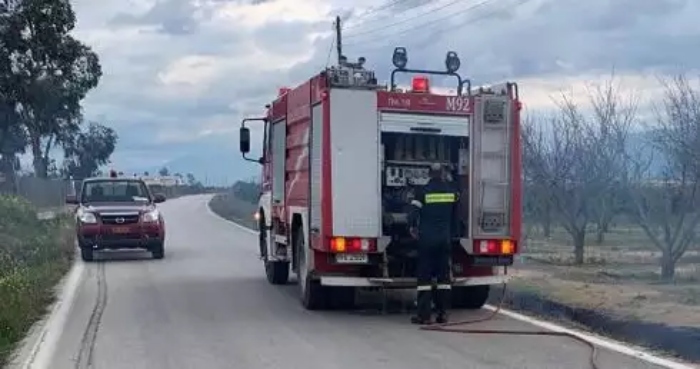 Πυκνοί καπνοί προκάλεσαν αναστάτωση στο Άργος