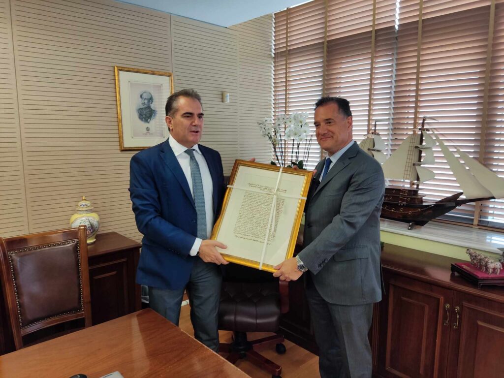 Στο Δημαρχείο Καλαμάτας ο Υπουργός Υγείας Άδωνις Γεωργιάδης