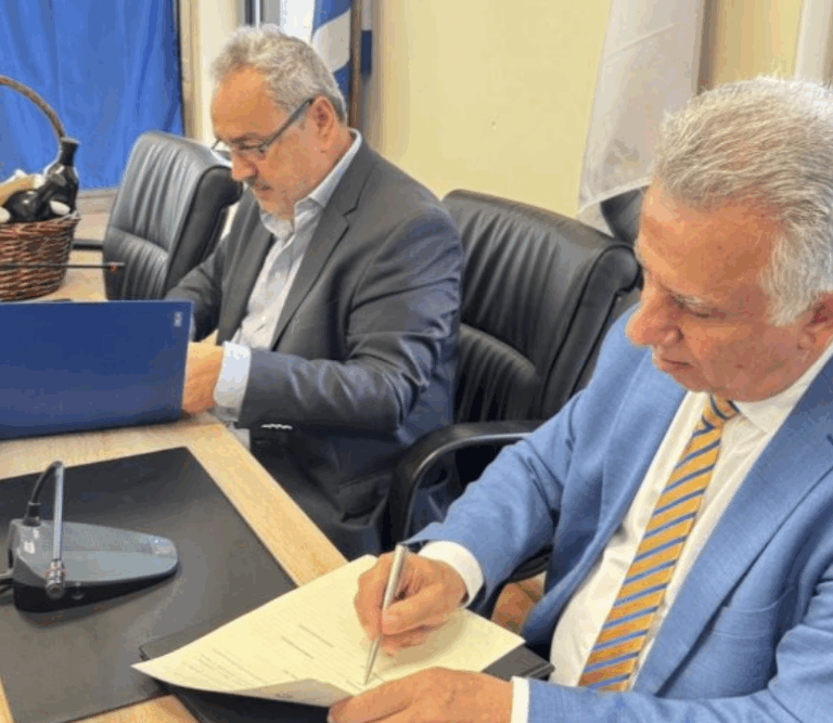 Υπογραφή Πρωτοκόλλου Αδελφοποίησης μεταξύ του Δήμου Ερμιονίδας και του Δήμου Πηνειού