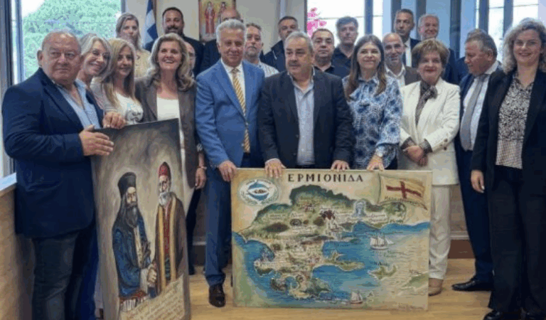 Συσφίγγουν τις σχέσεις τους οι Δήμοι Ερμιονίδας και Πηνειού