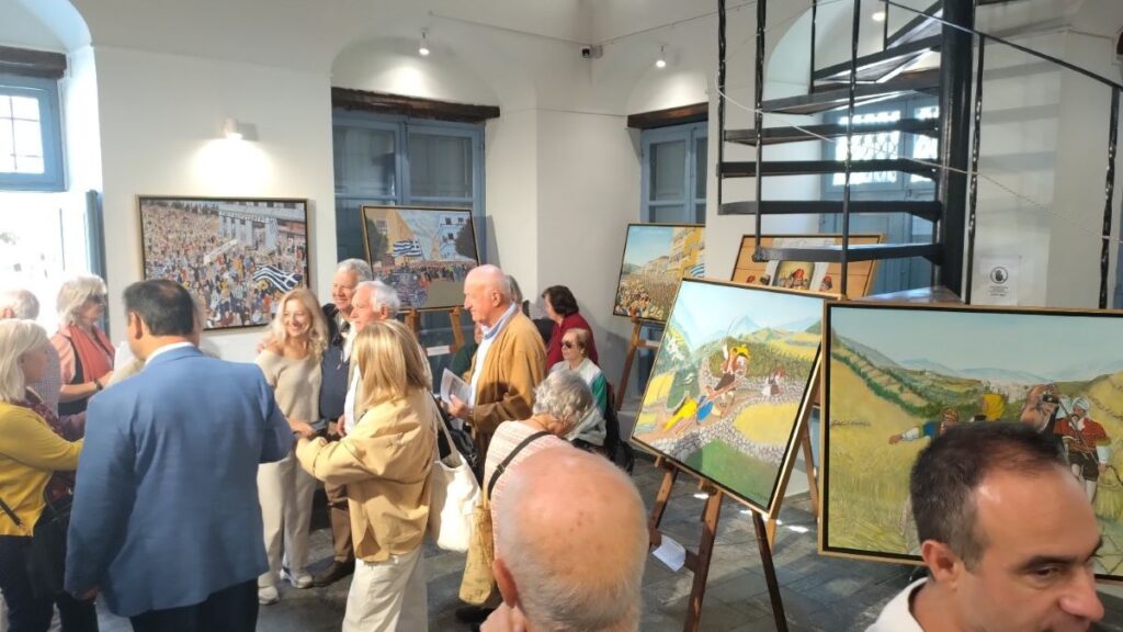 ekthesi nonta rentzi nafplio - Εγκαίνια έκθεσης του λαϊκού ζωγράφου Νώντα Ρεντζή στο Πολεμικό Μουσείο Ναυπλίου