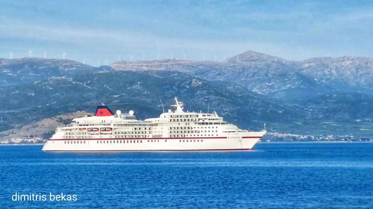 Στο Ναύπλιο το Κρουαζιερόπλοιο Europa