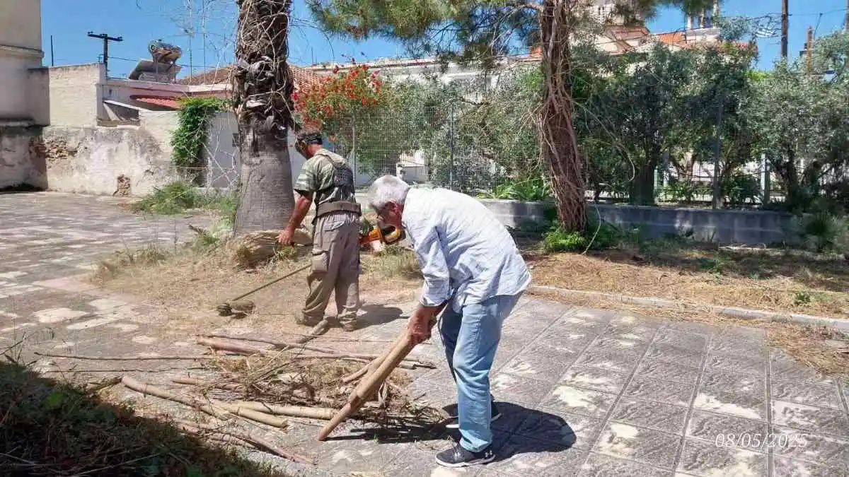 Καθαρισμός σε Όλα τα Εκπαιδευτικά Ιδρύματα της Νέας Κίου Αργολίδας