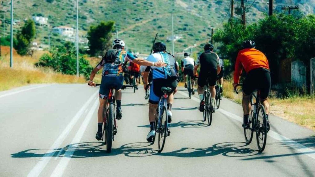Ποδηλάτες για το super duper ride