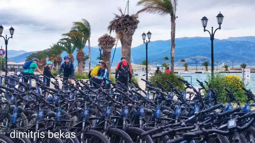 Ποδηλάτες λιμάνι Ναύπλιο Πρωτομαγιά