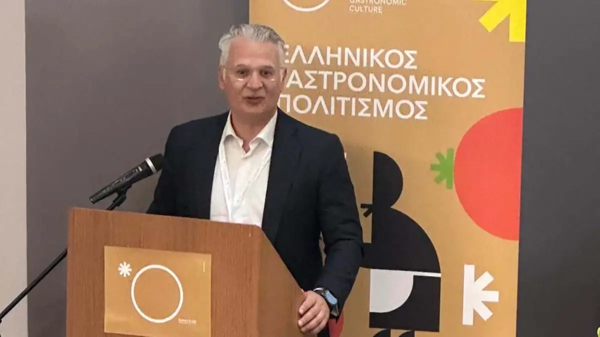 Δημήτρης Πτωχός: «Ο ελληνικός γαστρονομικός πολιτισμός είναι εργαλείο ανάπτυξης, εξωστρέφειας και ταυτότητας»