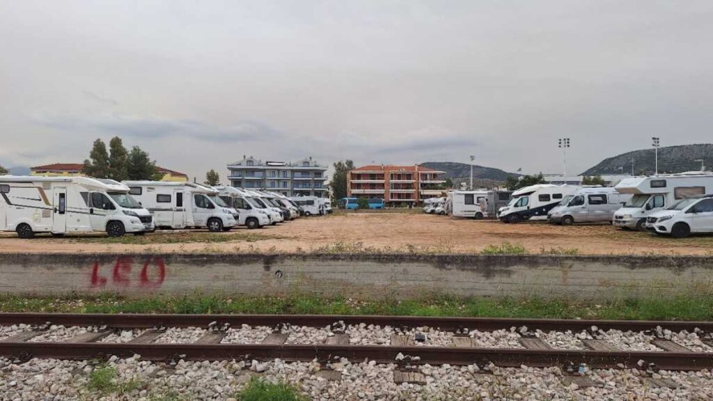 Τροχόσπιτα στο λιμάνι Ναυπλίου