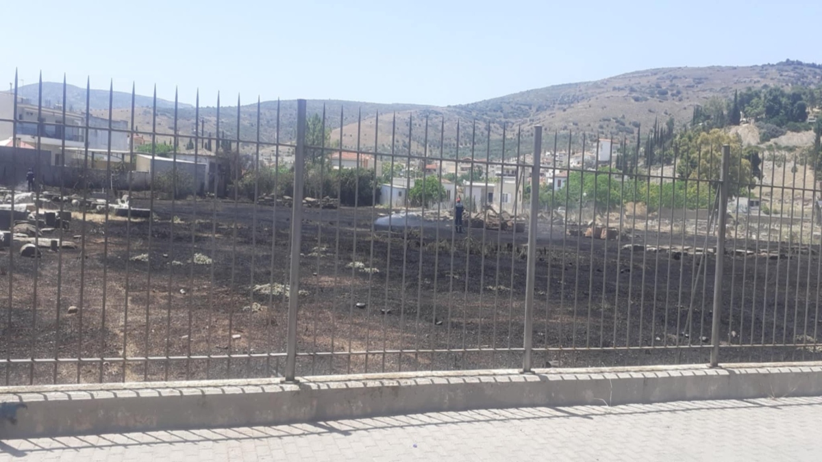 Φωτιά στον αρχαιολογικό χώρο της αρχαίας Βουλής στο Άργος