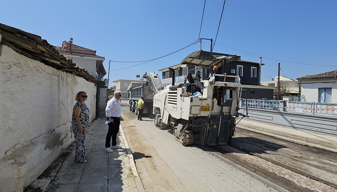 Επιτέλους ασφαλτοστρώσεις στην Αγία Τριάδα Ναυπλίου