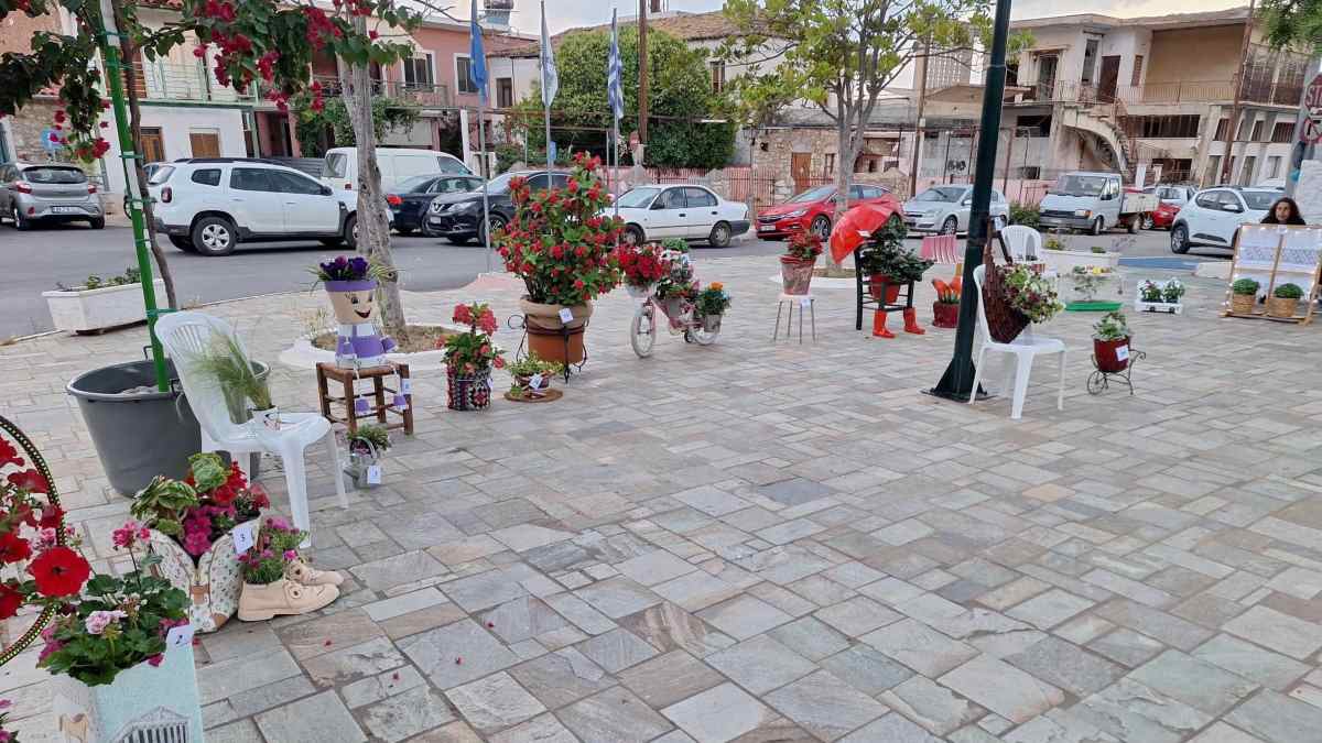 Διαγωνισμός γλάστρας στο Κορακοβούνι Αρκαδίας