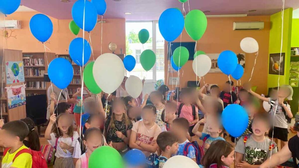 Έκθεση ζωγραφικής για την ημέρα περιβάλλοντος στο πάρκο Μπόνη