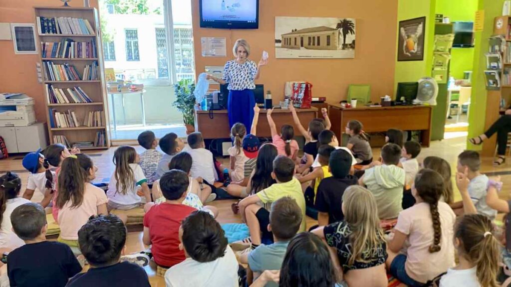 Έκθεση ζωγραφικής για την ημέρα περιβάλλοντος στο πάρκο Μπόνη