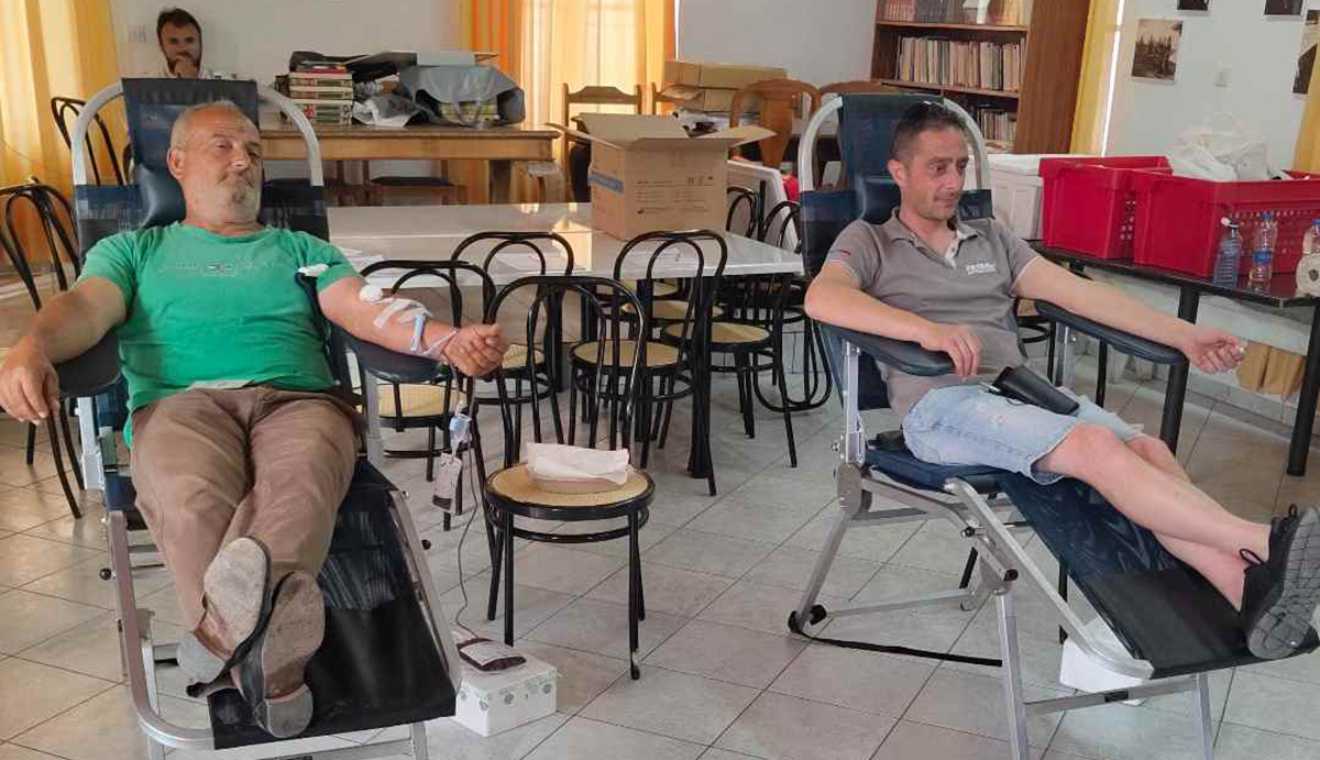 Έδωσαν αίμα στα Λευκάκια