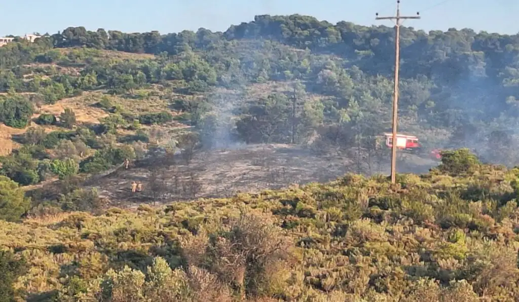 Φωτιά στις Λάκκες Κρανιδίου στην Ερμιονίδα