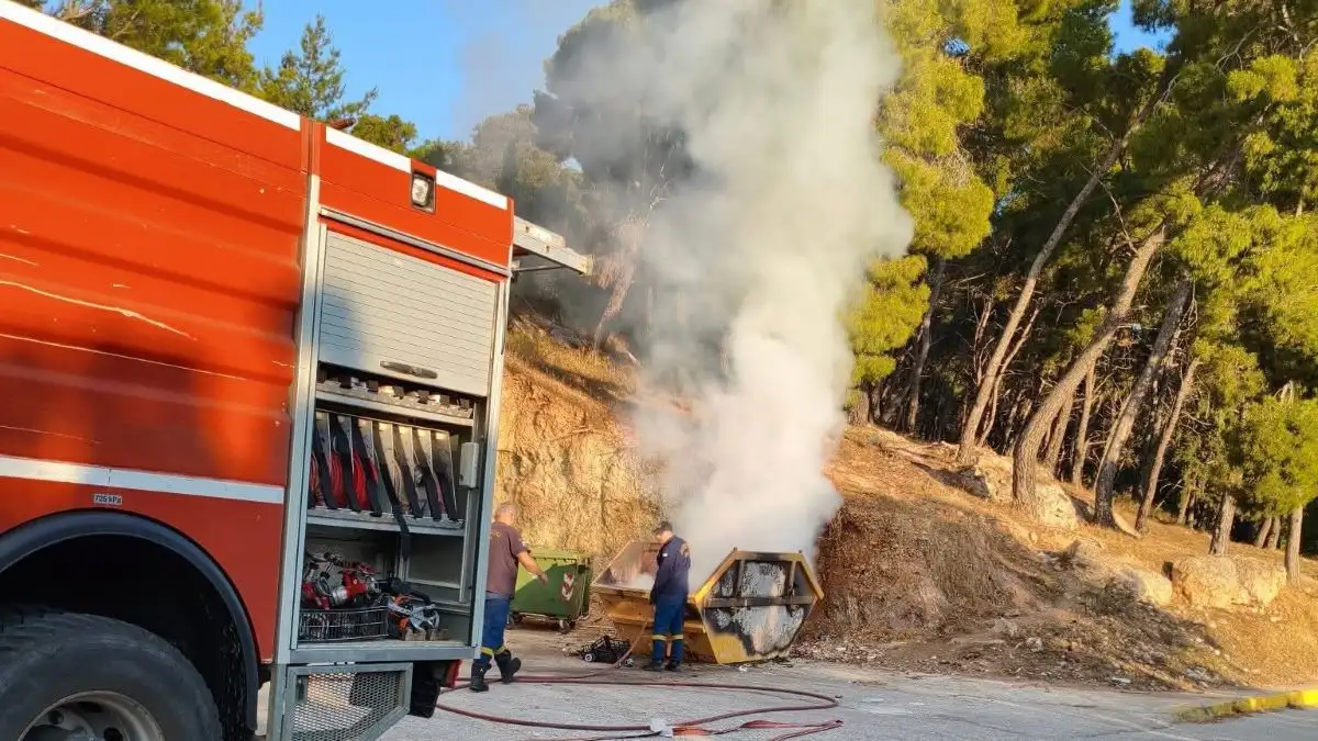 Φωτιά σε κάδο στην Ερμιόνη – Άμεση επέμβαση της Πυροσβεστικής Κρανιδίου απέτρεψε τα χειρότερα