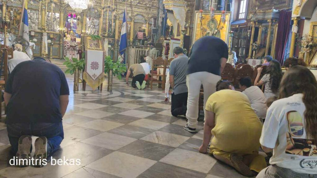 Κυριακή της Πεντηκοστής στην Παναγία στο Ναύπλιο