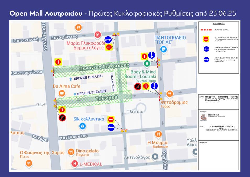 κυκλοφοριακές ρυθμίσεις open mall Λουτρακίου - kykloforiakes rythmiseis open mall loutrakiou (1)