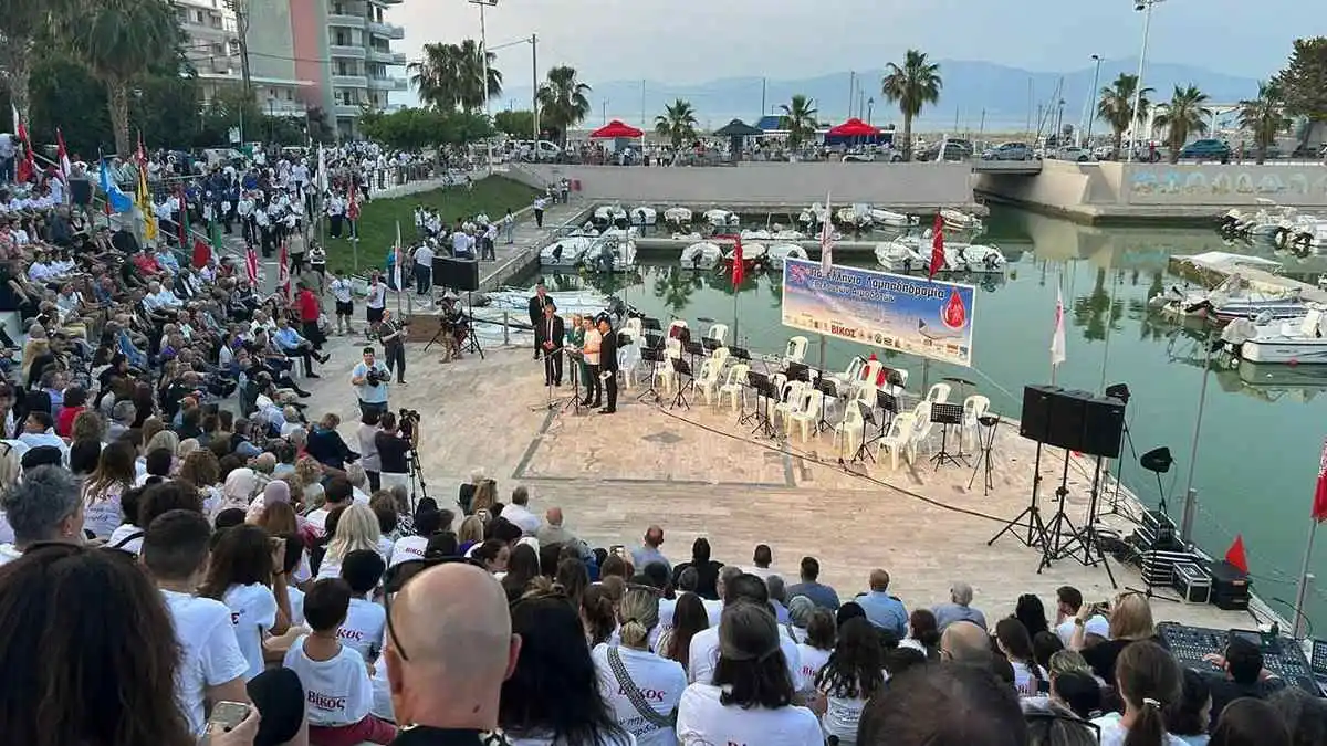 Ξυλόκαστρο: Συγκίνηση στην 23η Πανελλήνια Λαμπαδηδρομία Εθελοντών Αιμοδοτών