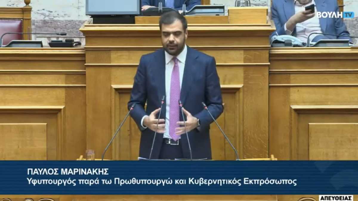 Μαρινάκης για τον έντυπο και ηλεκτρονικό Τύπο – Ενίσχυση για τους συνεπείς, τέλος στην αυθαιρεσία