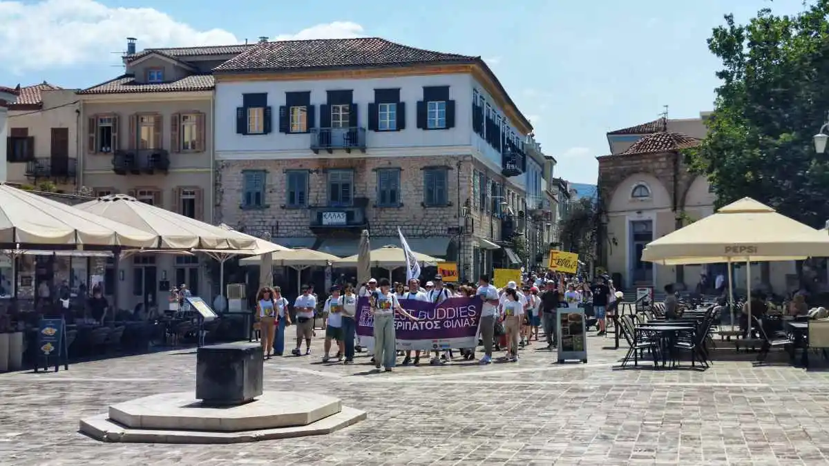 Μεγάλη συμμετοχή στον πρώτο Περίπατο Φιλίας των Best Buddies στο Ναύπλιο