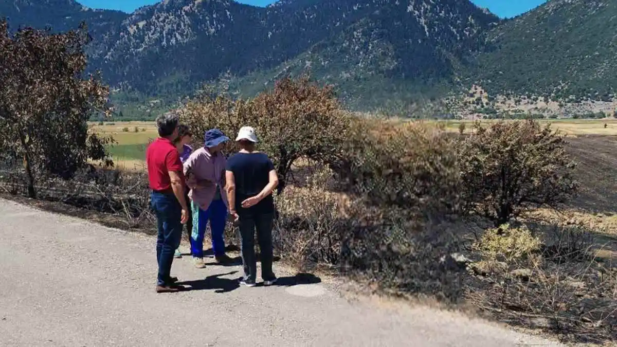Αυτοψία από τον ΕΛΓΑ στις πληγείσες περιοχές της Ορεινής Κορινθίας