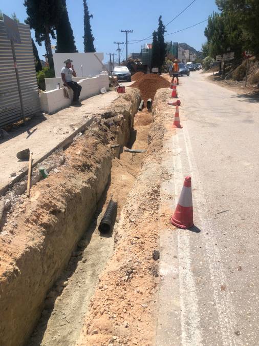 Έναρξη εργασιών κατασκευής αγωγού λυμάτων Ασίνης – Αγ. Παρασκευής προς τον Βιολογικό Καθαρισμό Τολού