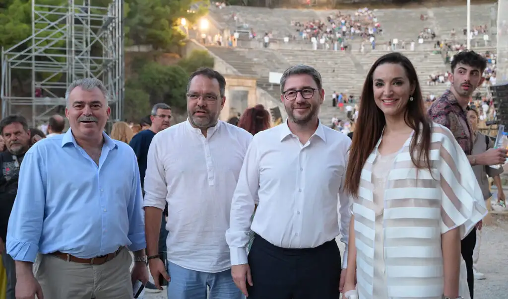Νίκος Ανδρουλάκης στο Αρχαίο Θέατρο Επιδαύρου