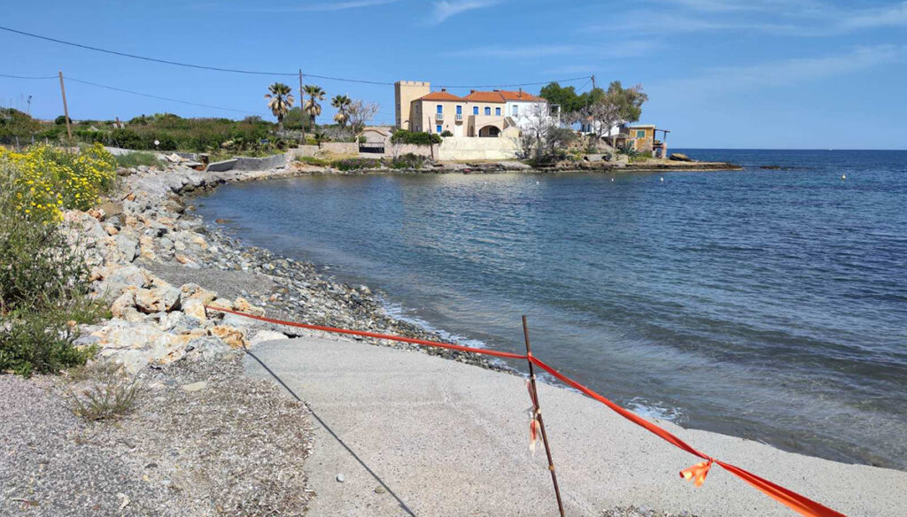 Διάβρωση στις ακτές της Πελοποννήσου