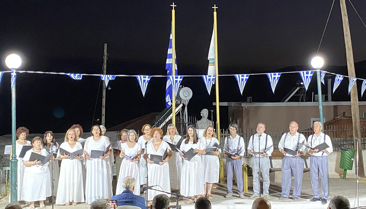 Η Δημοτική Χορωδία Επιδαύρου τίμησε τη μνήμη του Ευάγγελου Τσάκωνα