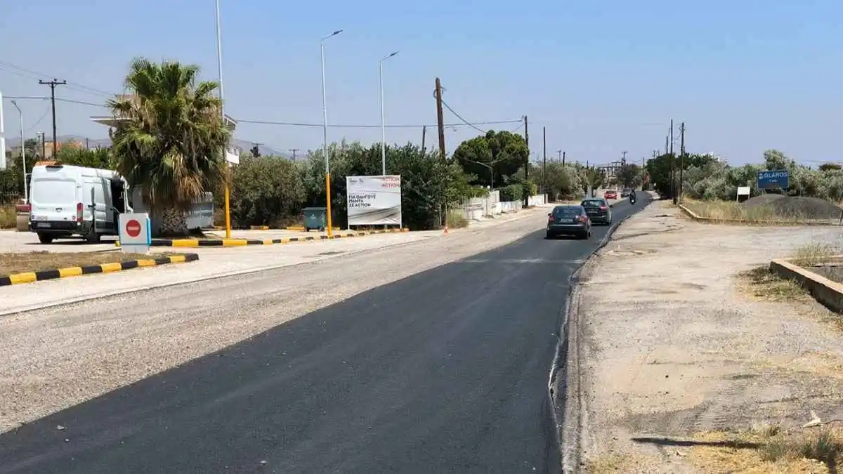 Έργα οδοποιίας στην Π.Ε.Ο. Κορίνθου – Αγίων Θεοδώρων από την Περιφέρεια Πελοποννήσου