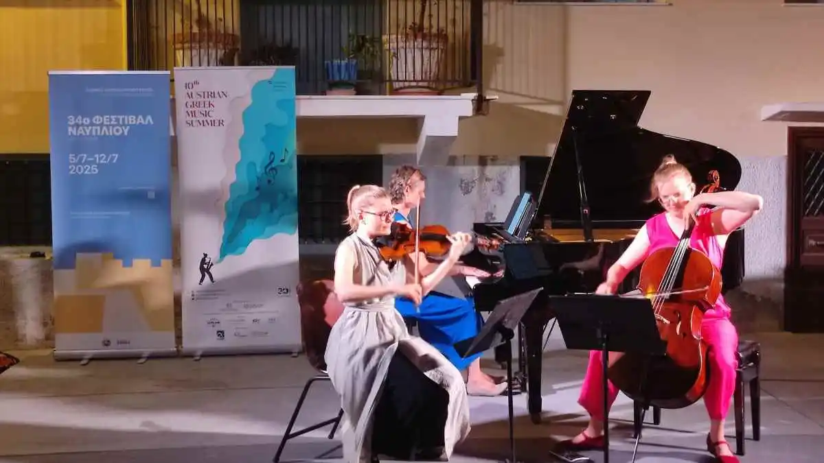Το Trio Artio μάγεψε το κοινό στο 34ο Φεστιβάλ Ναυπλίου