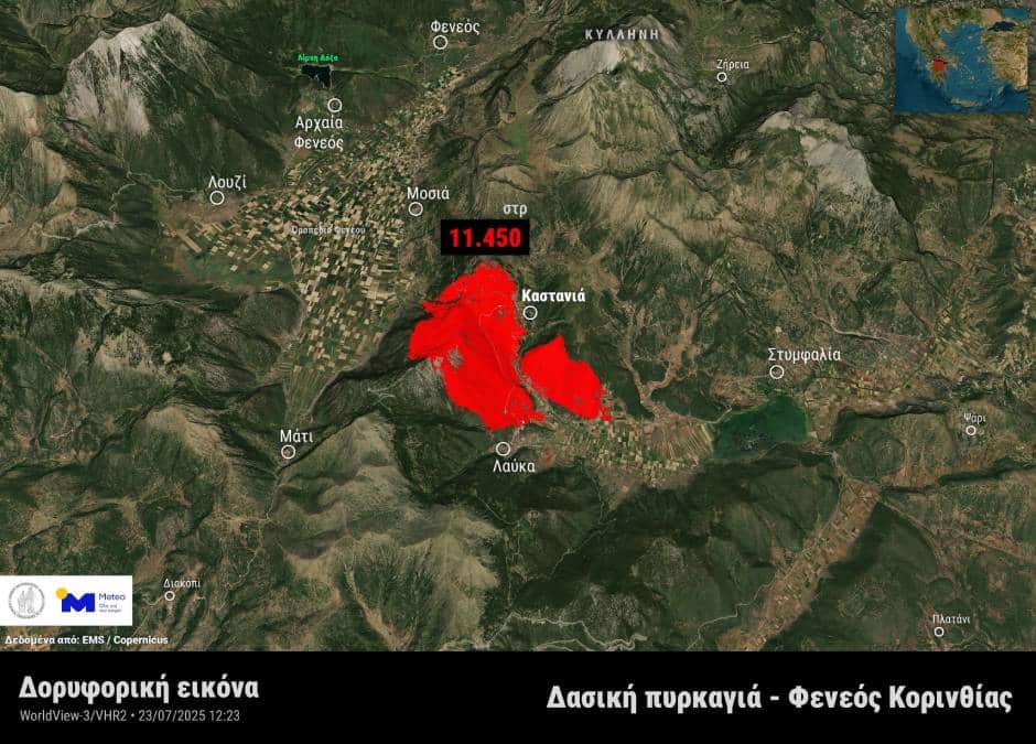 φωτιά Φενεός