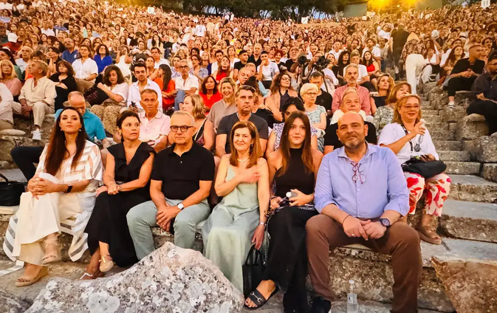 Ο Ιάσων Φωτήλας στην Αρχαία Επίδαυρο