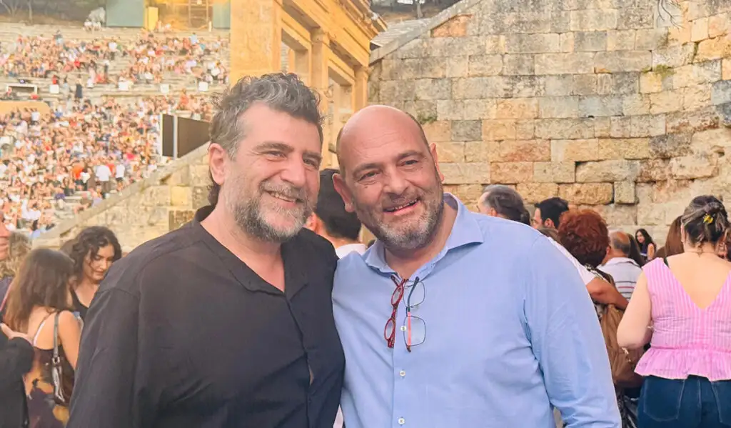 Ο Ιάσων Φωτήλας στην Αρχαία Επίδαυρο