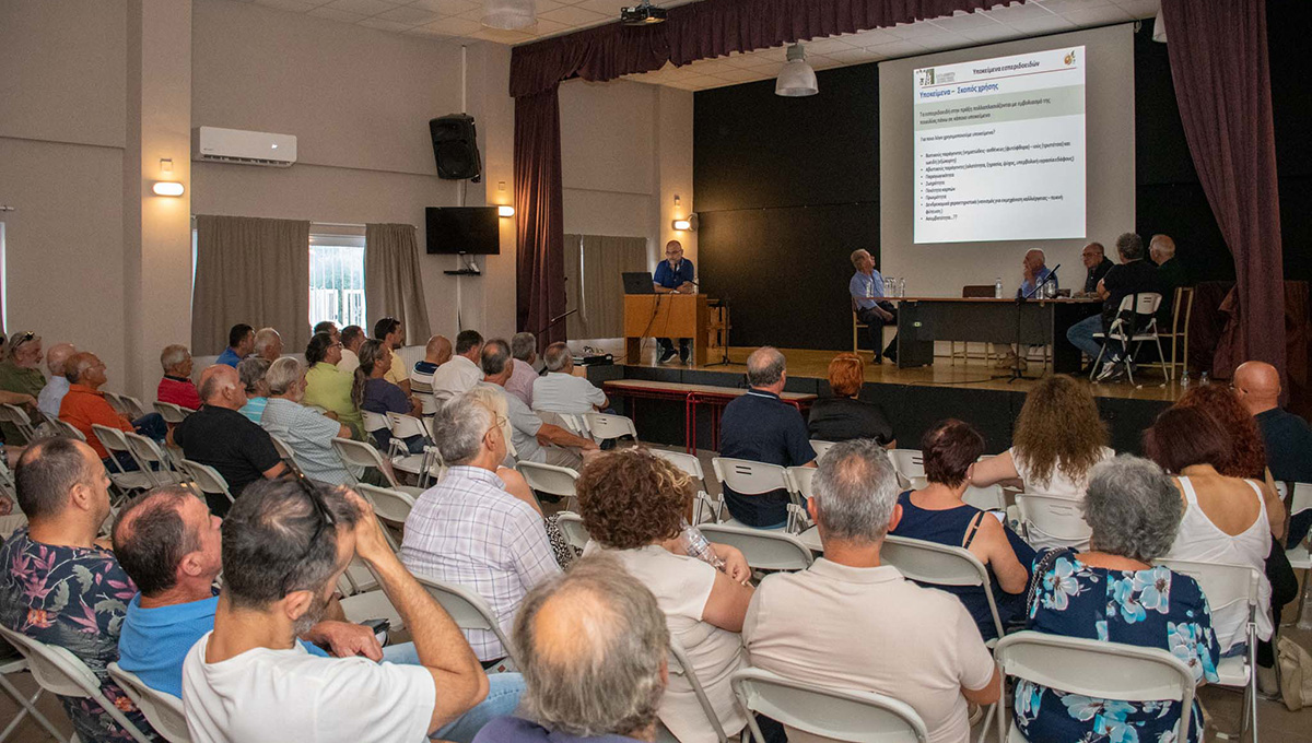 Αντάλλαξαν εμπειρίες για την ορθολογική διαχείριση του νερού στην Αργολίδα