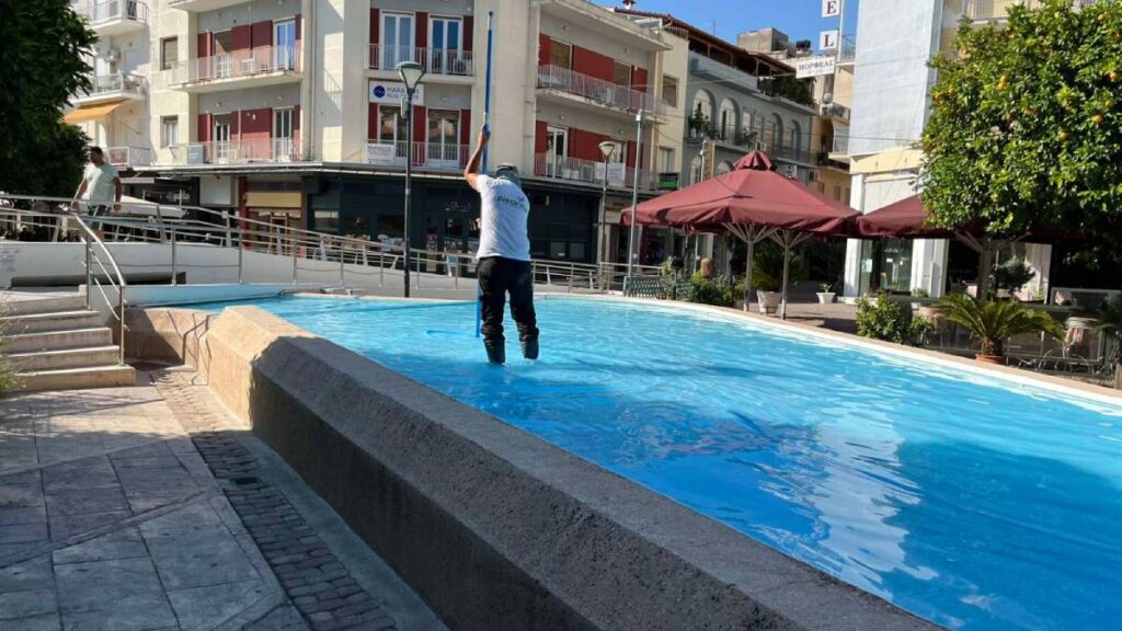 καθαρισμός ποτάμι πλατεία Αγίου Πέτρου Άργος