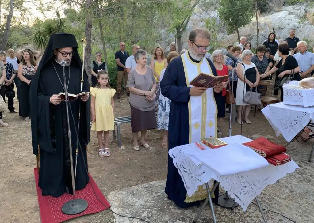 Ο Μητροπολίτης Ιρλανδίας στο Λυγουριό