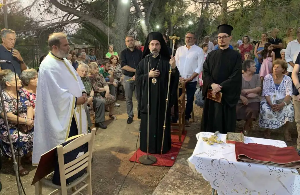 Ο Μητροπολίτης Ιρλανδίας στο Λυγουριό