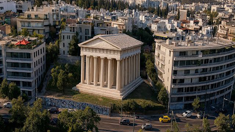 Ο αθέατος Ναός της Αγροτέρας Αρτέμιδος ζωντανεύει μέσα από μία ρεαλιστική απεικόνιση