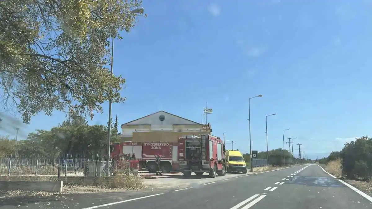 Πυρκαγιά στην Αγία Τριάδα Μιδέας: Φλόγες κοντά στο ΕΚΑΒ Αργολίδας