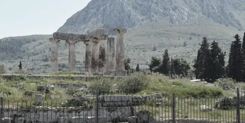 Άποψη αρχαιολογικού χώρου Κορίνθου
