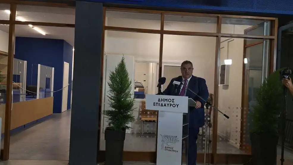 Βασίλης Σπανάκης Εγκαίνια ΚΕΠ Λυγουριού