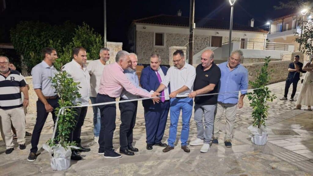 Εγκαίνια Ανάπλαση Λυγουριού